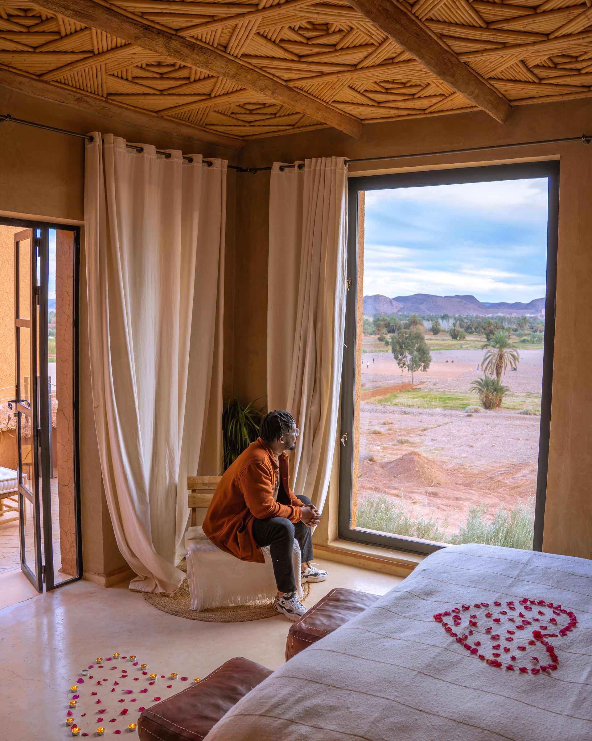 Desert-view room in Morocco