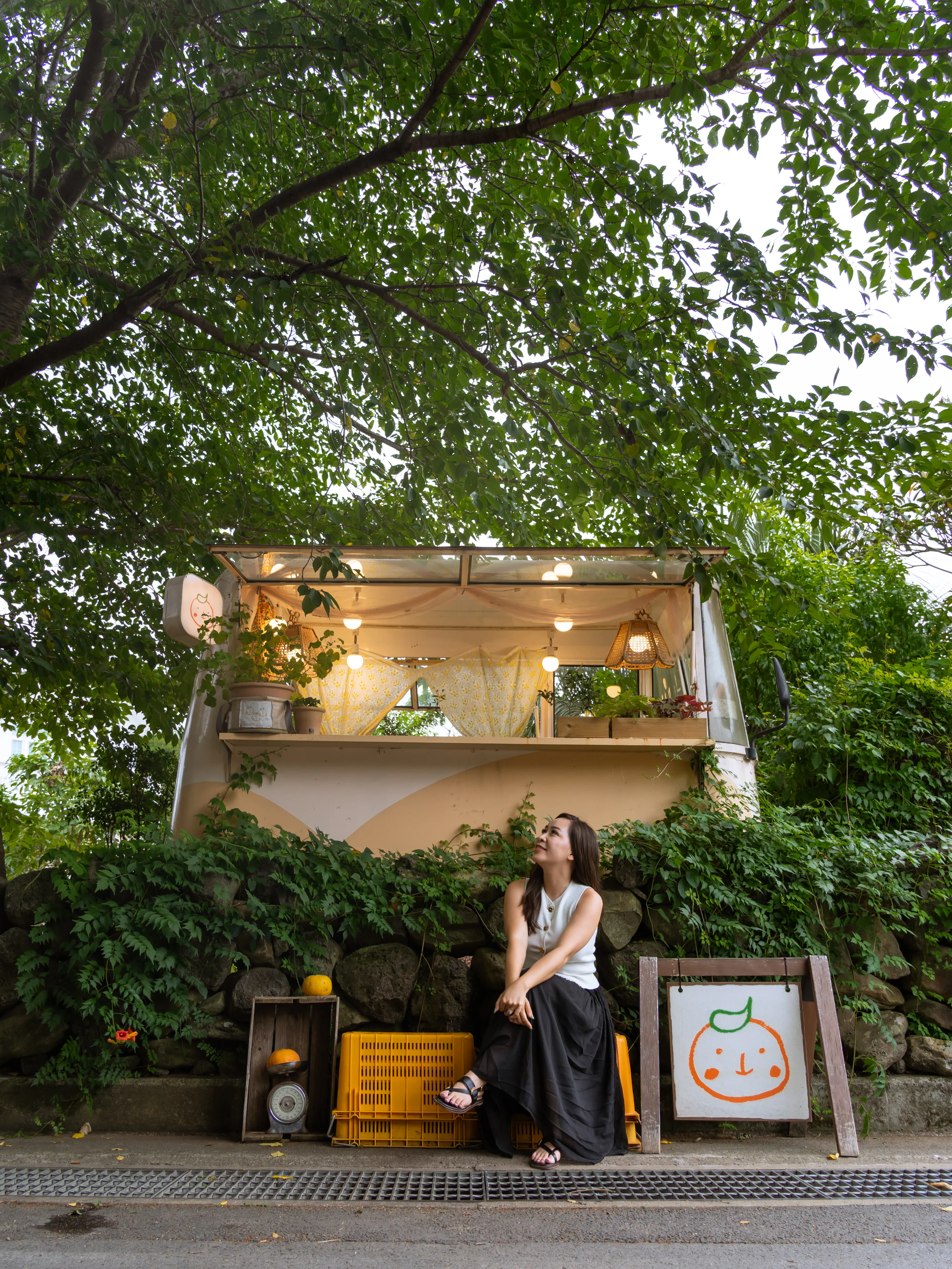 entrance of Gamttanam Cafe in Jeju, South Korea