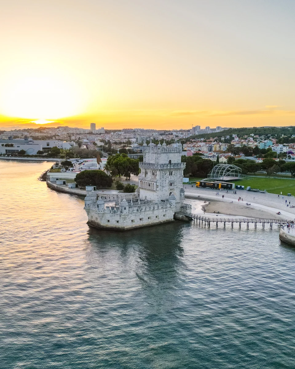 Torre de Belém in Lisbon, Portugal.