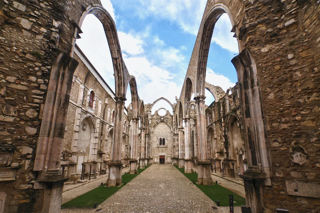 Convento do Carmo in Lisbon, Portugal