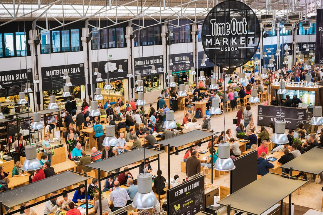 Time Out Market in Lisbon, Portugal