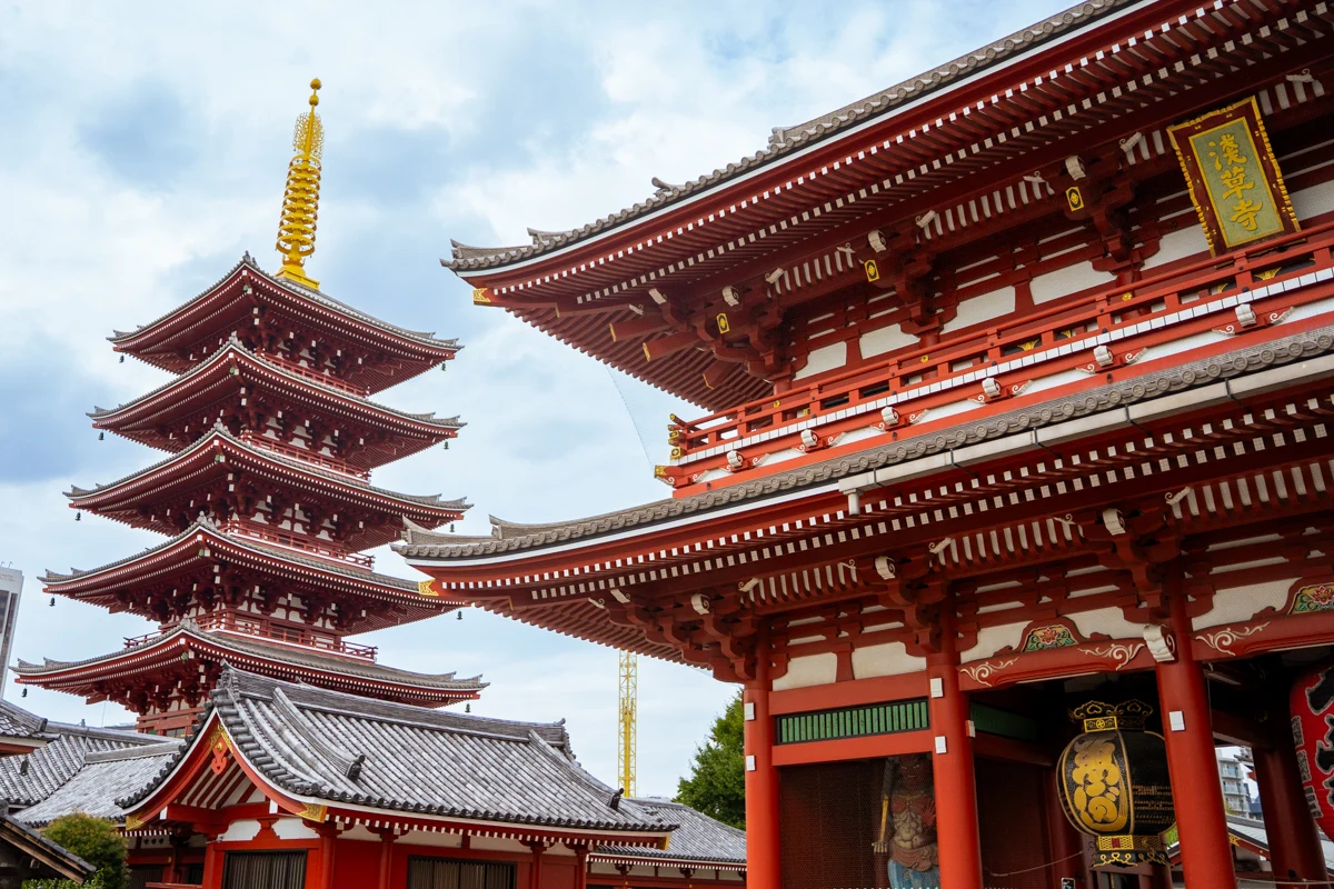 Senso-ji Temple in Asakusa, Tokyo, Japan