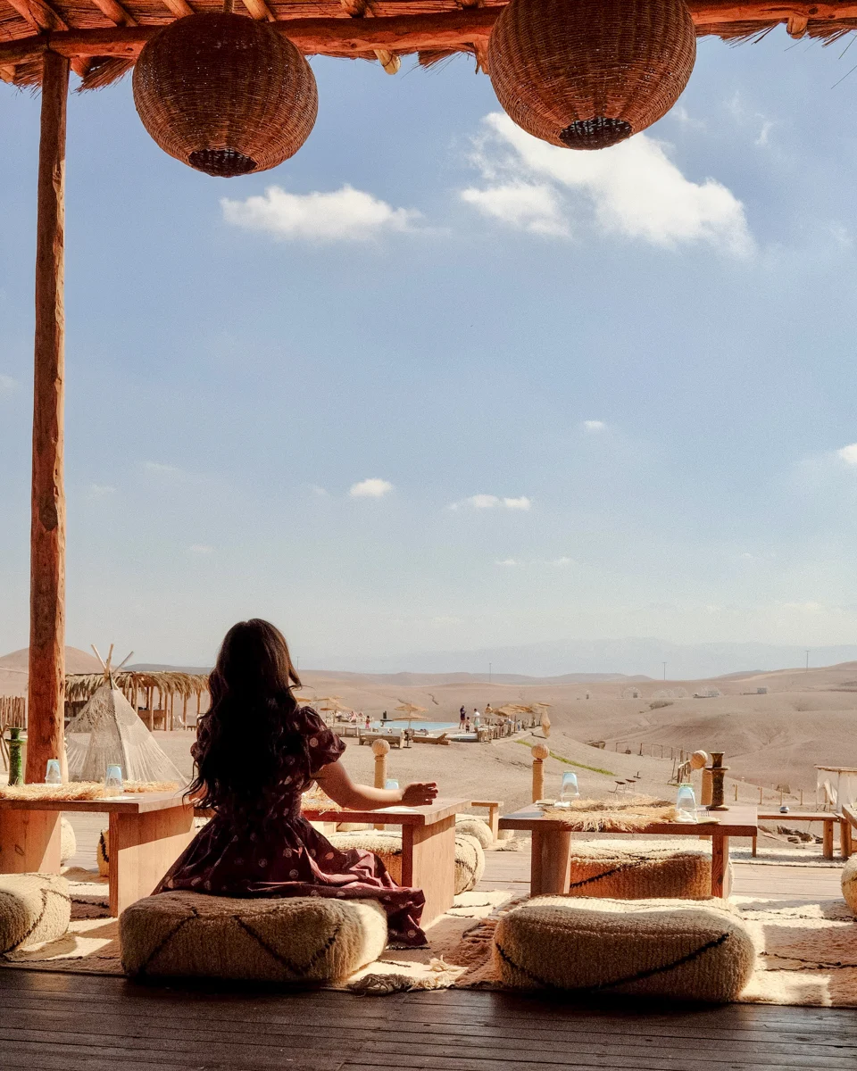 Alkamar desert camp in Marrakech, Morocco