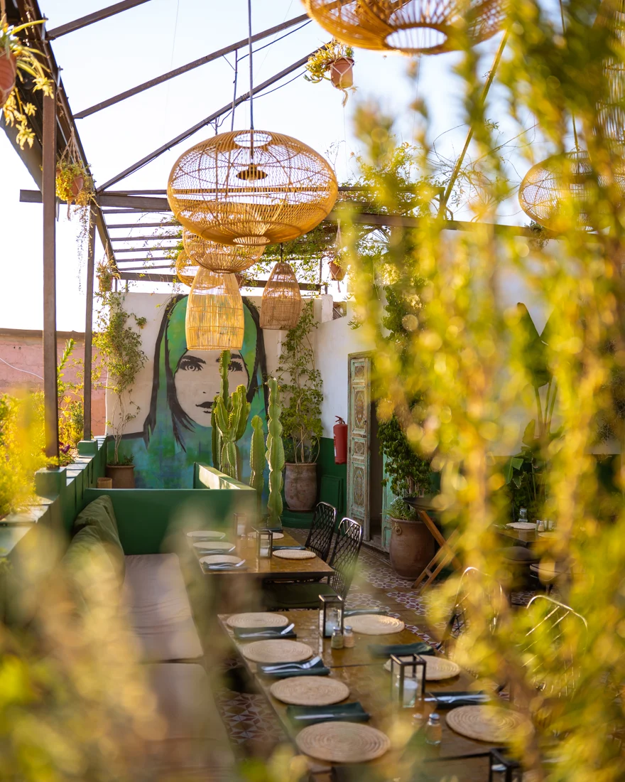 L'mida restaurant in Marrakech, Morocco