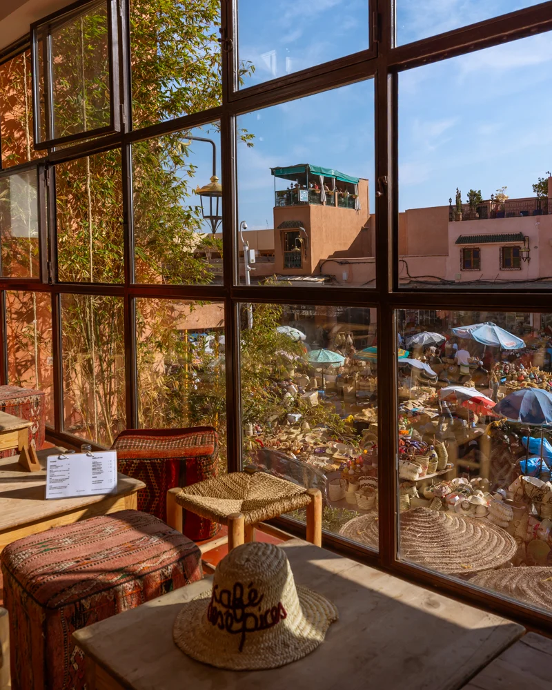 Nomad restaurant in Marrakech, Morocco