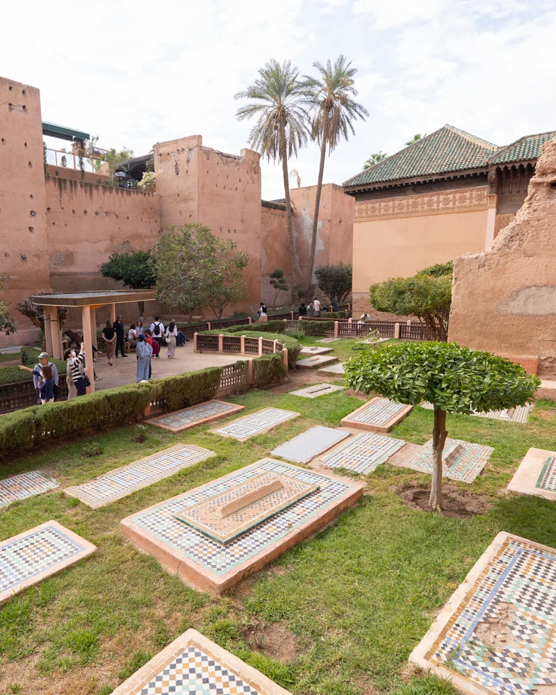Saadian Tombs in Marrakech, Morocco