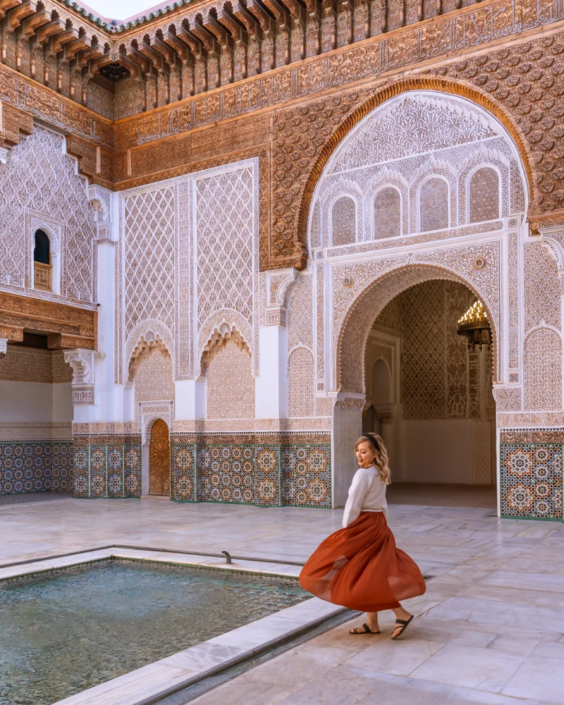 Ben Youssef Madrasa in Marrakech, Morocco