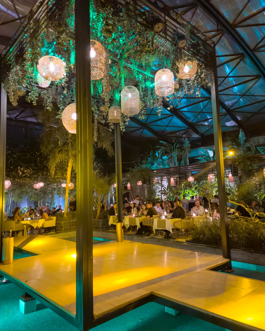 Nouba restaurant in Marrakech, Morocco