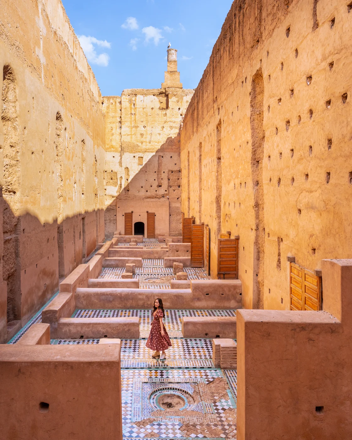 El Badi Palace in Marrakech, Morocco