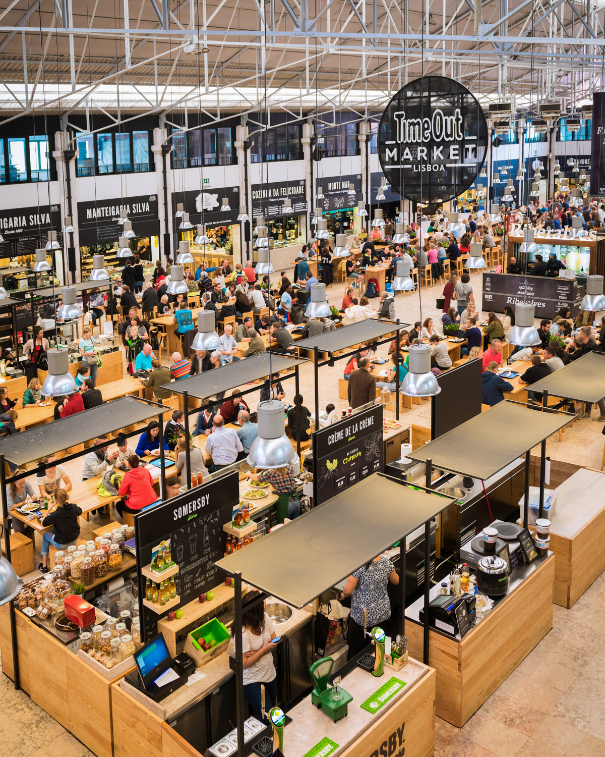 Time Out Market in Lisbon, Portugal